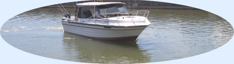 This thompson 240 is Ideal for fishing lake ontario Port hope, Cobourg in the months of June July August and September