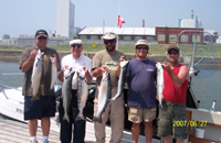 The guys had a great June fishing trip out of Newcastle marina this year