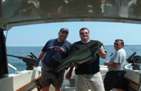 Bart is veteran fisher on lake ontario, but he gets just a excited as the next guy  everytime he lands one of  these big boy's